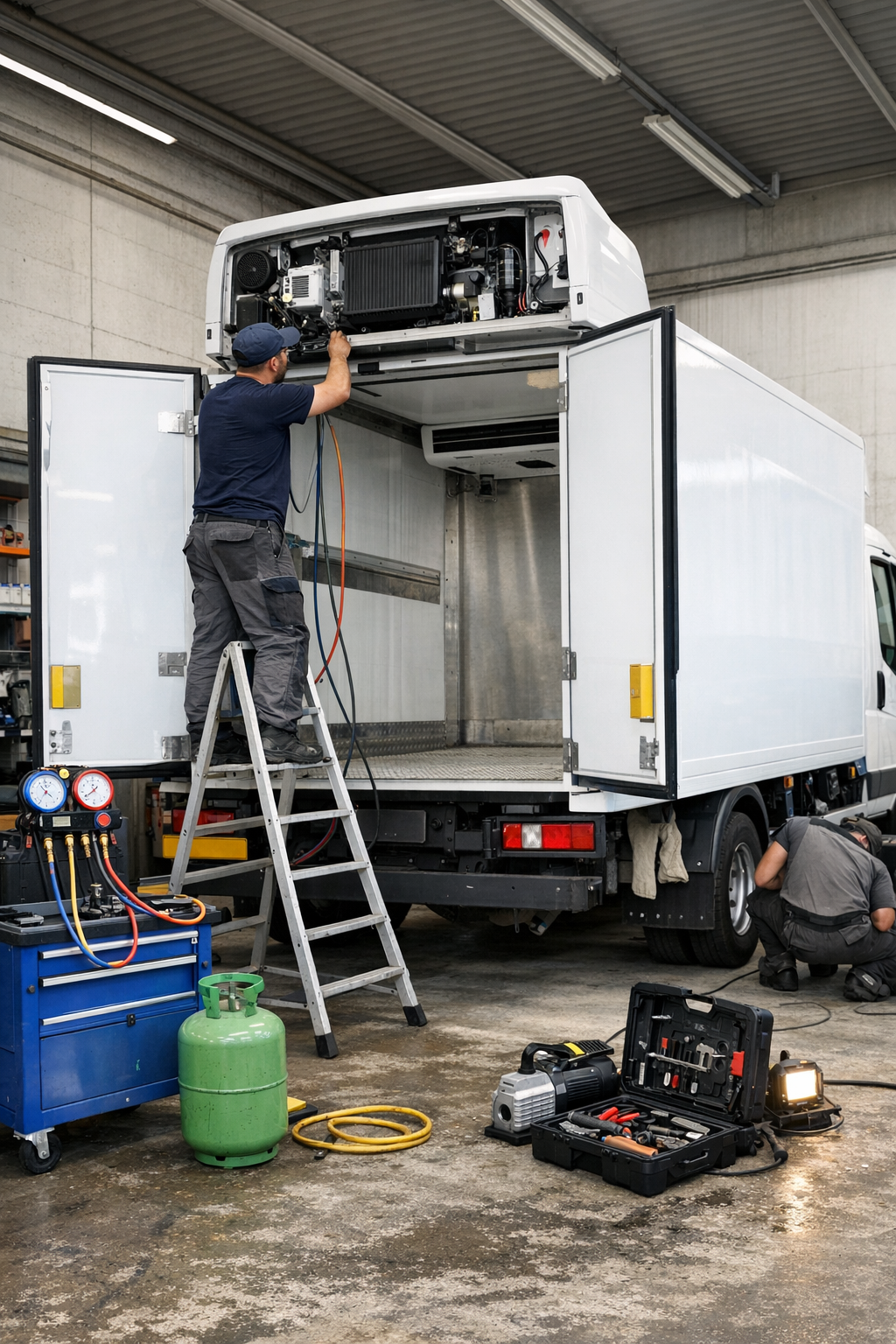 entretien d’un camion frigorifique