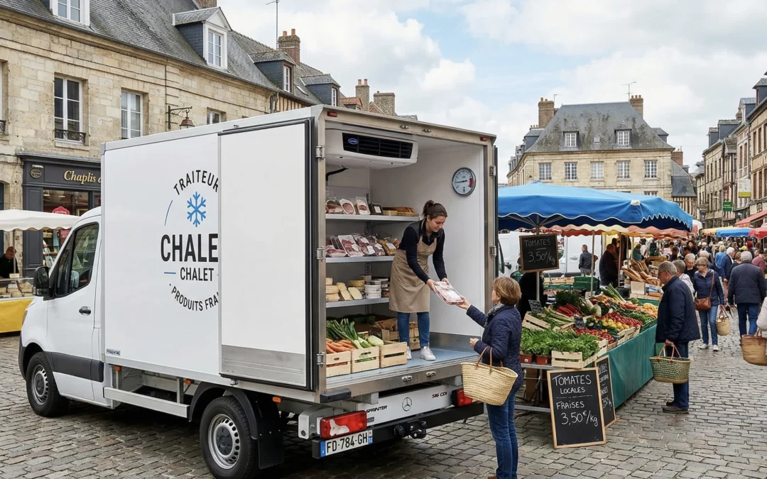 Camion frigorifique pour marché