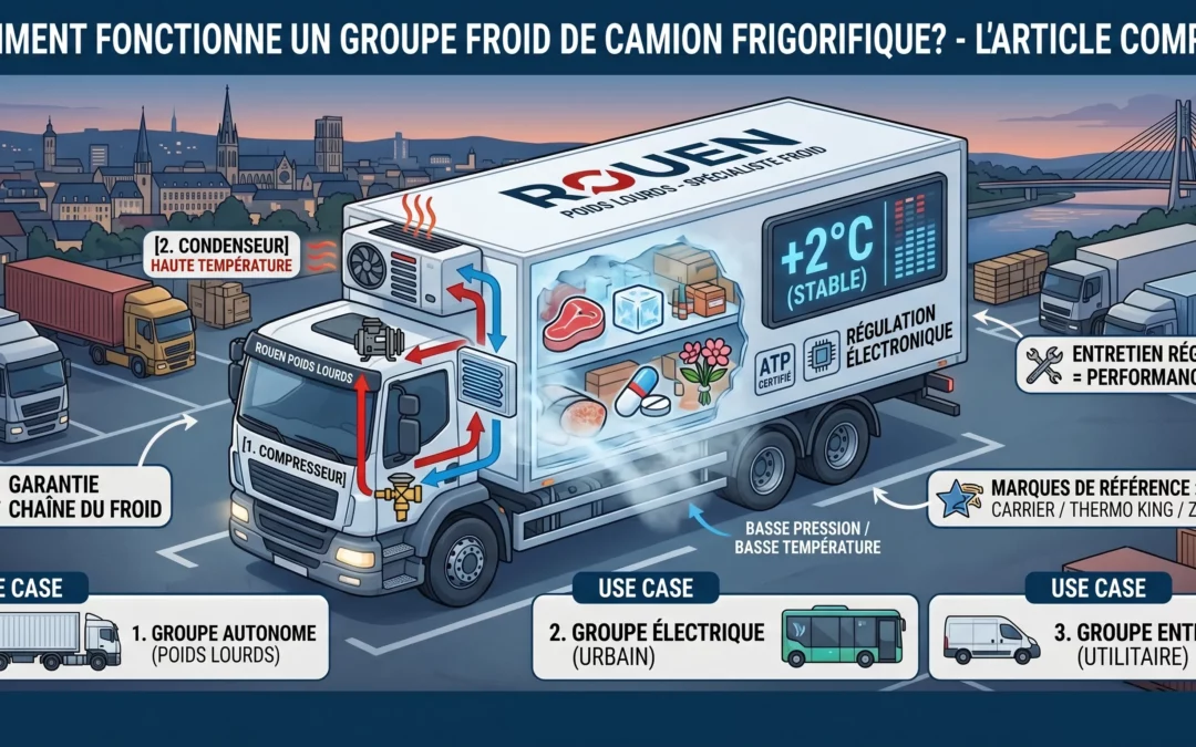 Comment fonctionne un groupe froid de camion frigorifique ?